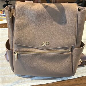 Freshly Picked Mini Classic Bag II- Fig color Leather Backpack
